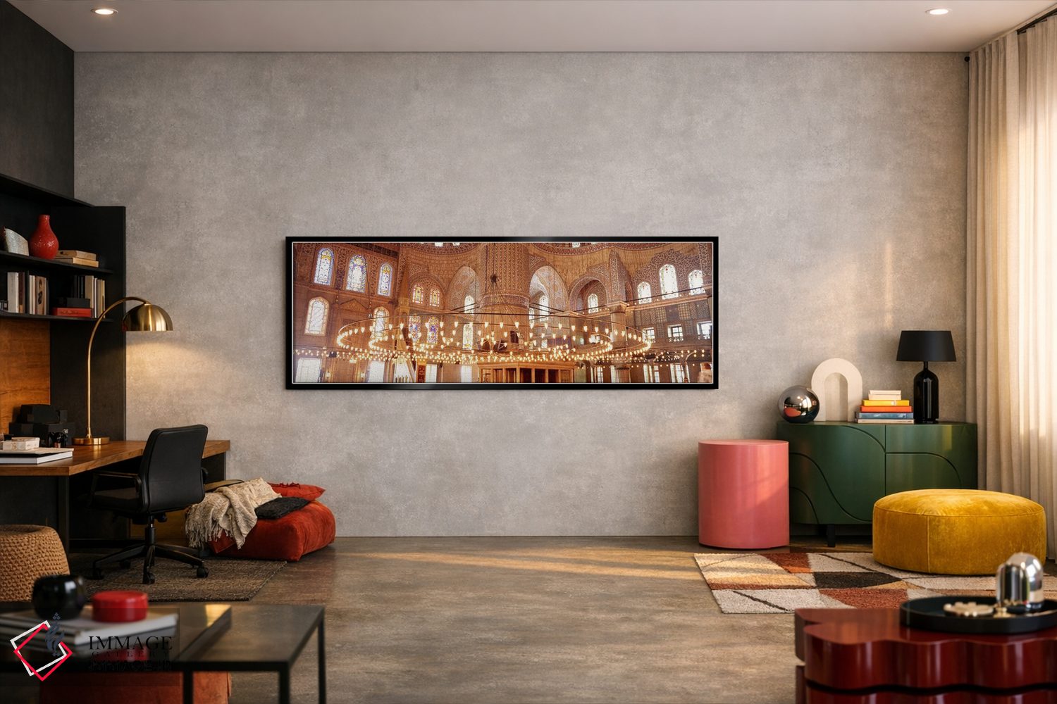 تابلو دکوراتیو Istanbul, Turkey #2,مسجد کبود، استانبول، ترکیه اثر پانورامیک ایمجز - D4B