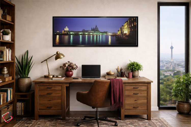 تابلو دکوراتیو Venice, Italy,کانال بزرگ، ونیز، ایتالیا اثر پانورامیک ایمجز - D3B
