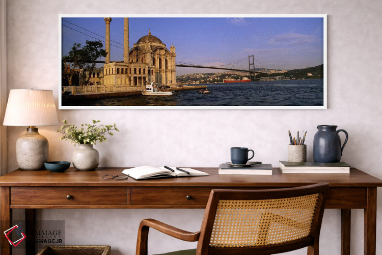 تابلو دکوراتیو Ortakoy Mosque, Bosphorus Bridge, Istanbul, Turkey #2,م… اثر پانورامیک ایمجز - D1W