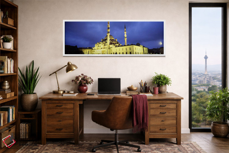 تابلو دکوراتیو Istanbul, Turkey #2,مسجد ینی، استانبول، ترکیه اثر پانورامیک ایمجز - D1W