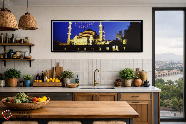 تابلو دکوراتیو Istanbul, Turkey,مسجد کبود، استانبول، ترکیه اثر پانورامیک ایمجز - D3B