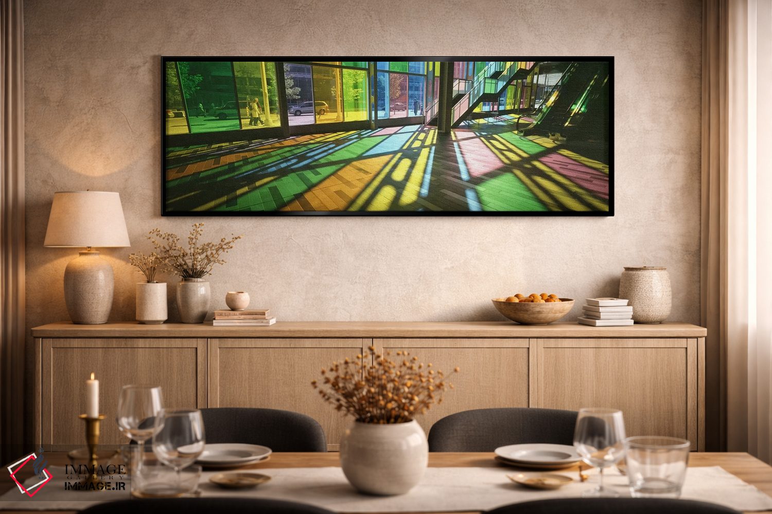 تابلو دکوراتیو Palais des Congres de Montreal, Quebec, Canada,سایه های… اثر پانورامیک ایمجز - D1B