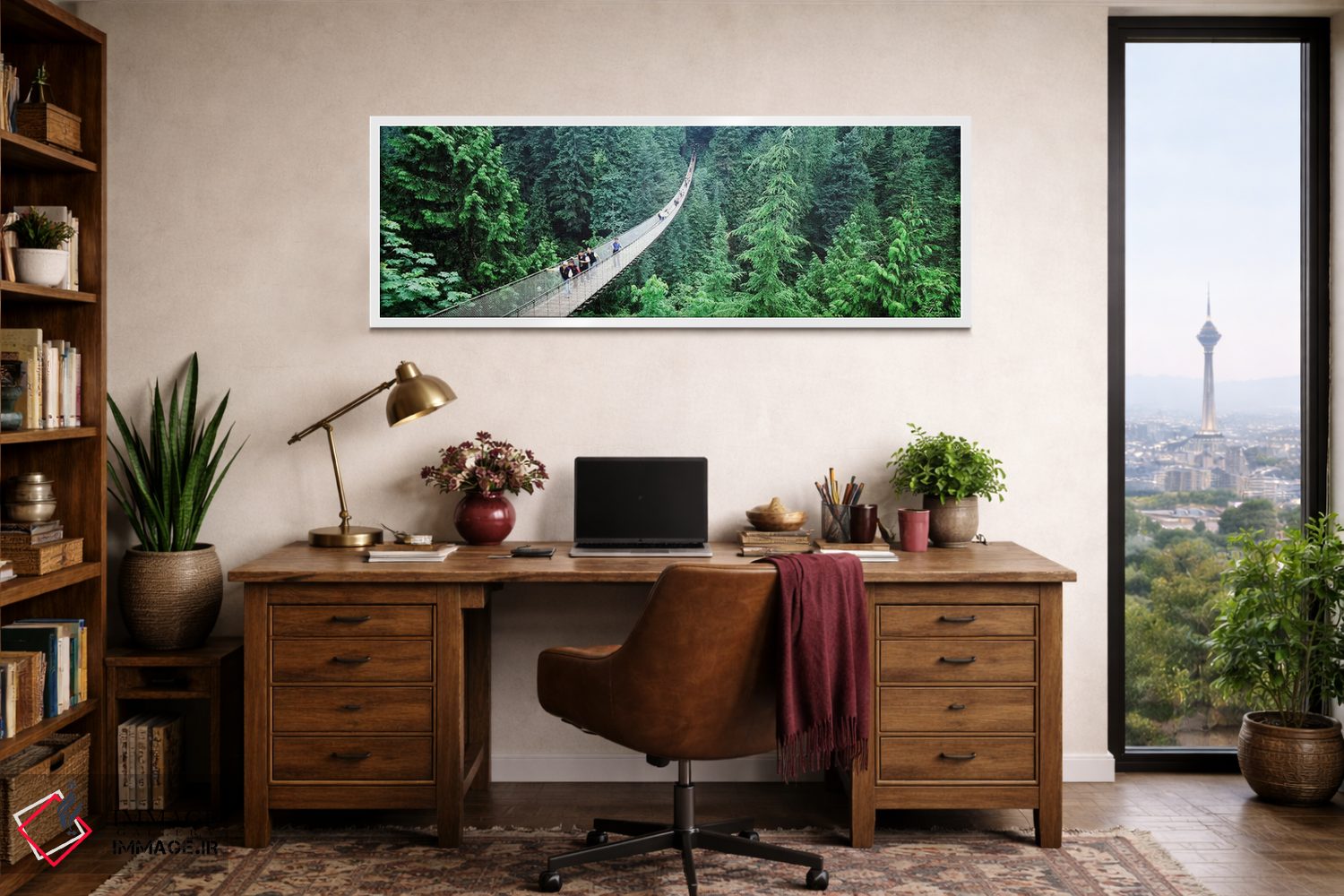 تابلو دکوراتیو North Vancouver, British Columbia, Canada,پل معلق کاپیل… اثر پانورامیک ایمجز - D1W