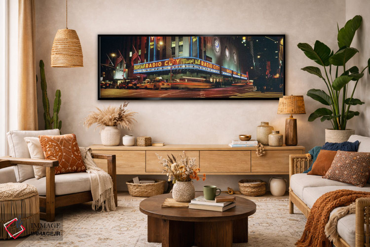 تابلو دکوراتیو Radio City Music Hall, NYC, New York City, New York Sta… اثر پانورامیک ایمجز - D2B