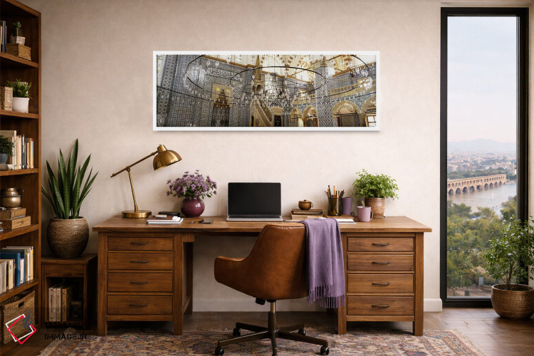 تابلو دکوراتیو Rustem Pasa Mosque, Istanbul, Turkey,فضای داخلی مسجد رس… اثر پانورامیک ایمجز - D1W