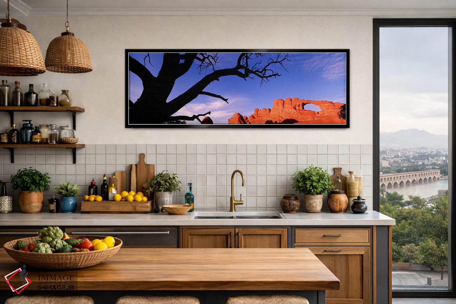 تابلو دکوراتیو Arches National Park, Grand County, Utah, USA,طاق آسمان… اثر پانورامیک ایمجز - D4B