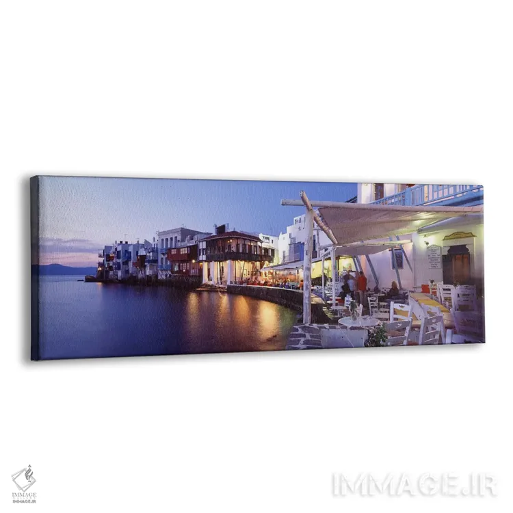 تابلو دکوراتیو Mykonos, Cyclades, Greece,ملک کنار آب، میکونوس، سیکلاد… اثر پانورامیک ایمجز - نمای پرسپکتیو محصول