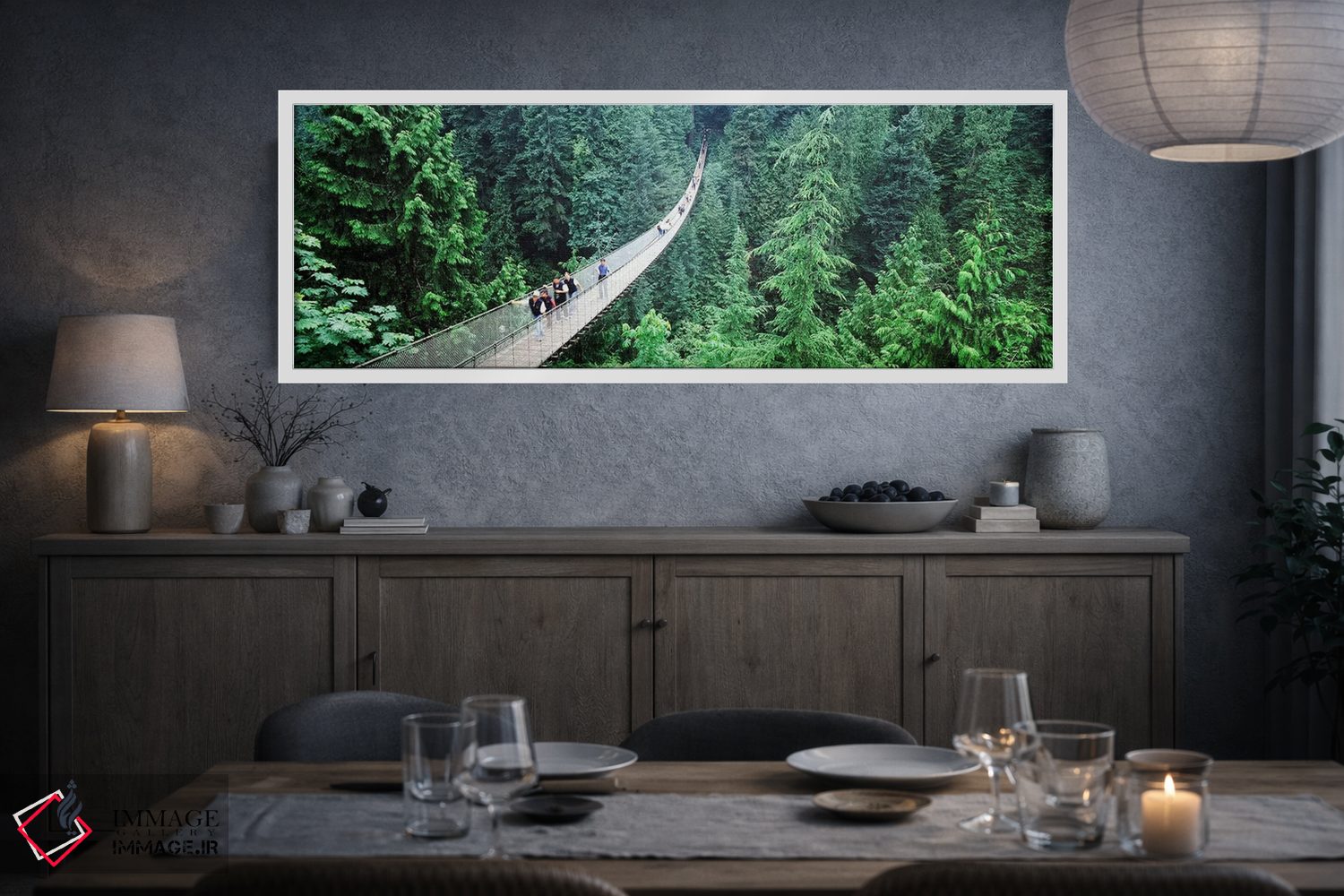 تابلو دکوراتیو North Vancouver, British Columbia, Canada,پل معلق کاپیل… اثر پانورامیک ایمجز - D3W