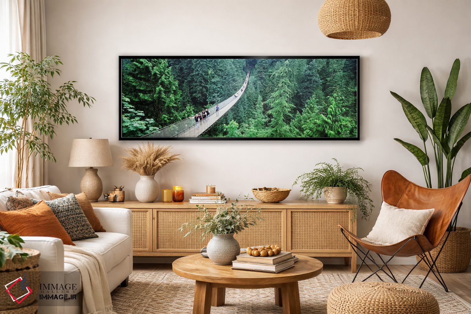 تابلو دکوراتیو North Vancouver, British Columbia, Canada,پل معلق کاپیل… اثر پانورامیک ایمجز - D4B