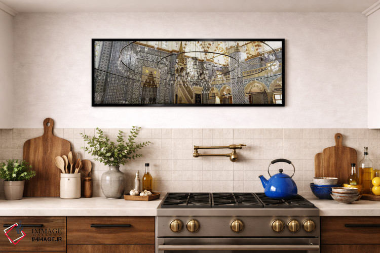 تابلو دکوراتیو Rustem Pasa Mosque, Istanbul, Turkey,فضای داخلی مسجد رس… اثر پانورامیک ایمجز - D2B