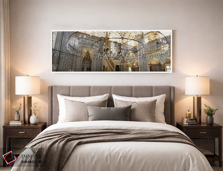 تابلو دکوراتیو Rustem Pasa Mosque, Istanbul, Turkey,فضای داخلی مسجد رس… اثر پانورامیک ایمجز - D3W