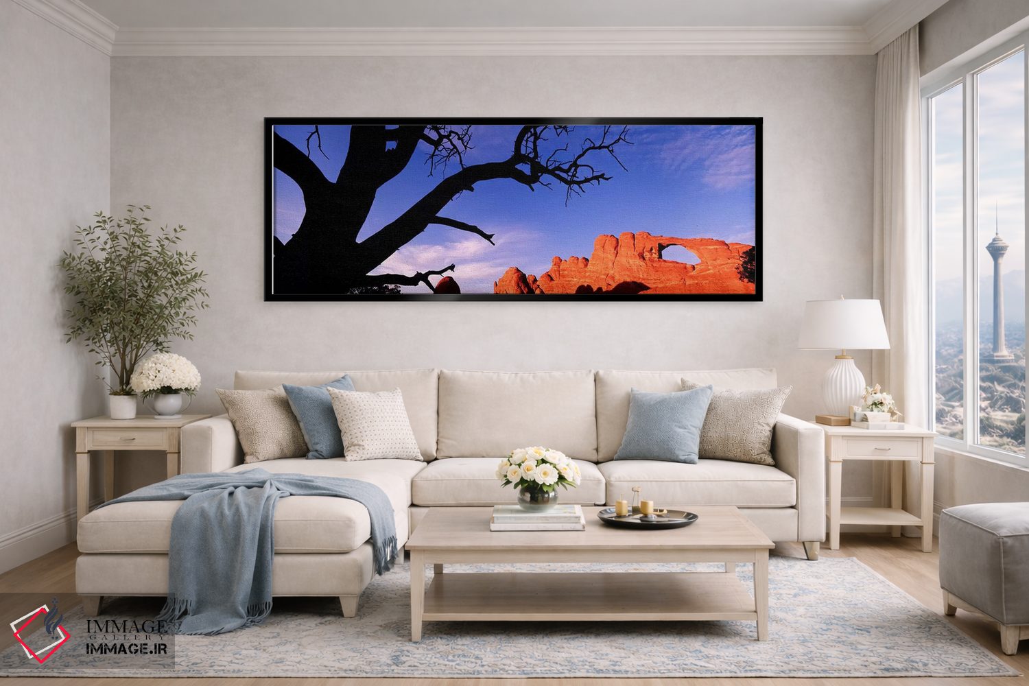 تابلو دکوراتیو Arches National Park, Grand County, Utah, USA,طاق آسمان… اثر پانورامیک ایمجز - D6B