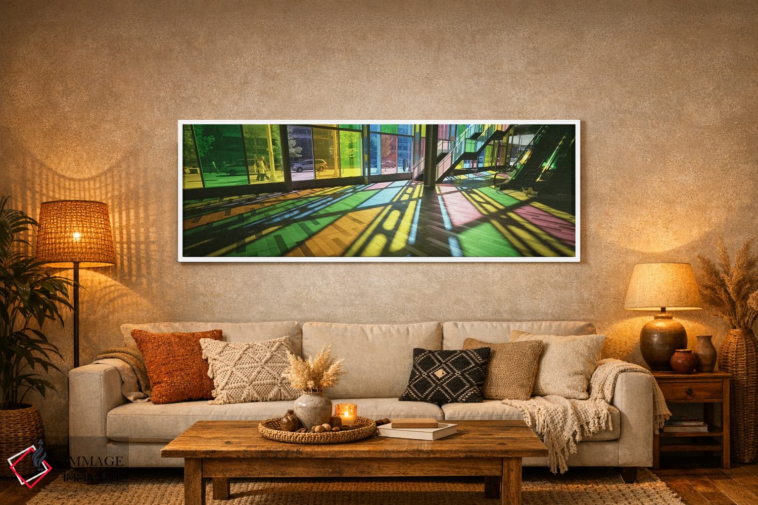 تابلو دکوراتیو Palais des Congres de Montreal, Quebec, Canada,سایه های… اثر پانورامیک ایمجز - D6W