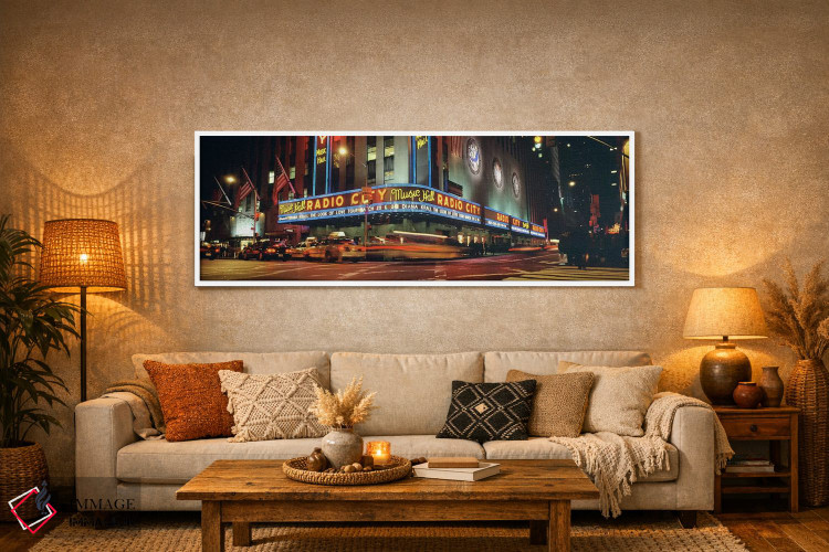 تابلو دکوراتیو Radio City Music Hall, NYC, New York City, New York Sta… اثر پانورامیک ایمجز - D5W