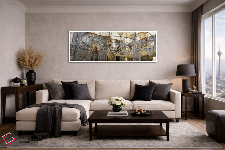 تابلو دکوراتیو Rustem Pasa Mosque, Istanbul, Turkey,فضای داخلی مسجد رس… اثر پانورامیک ایمجز - D4W