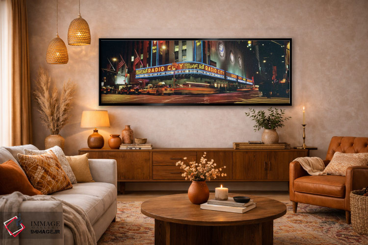 تابلو دکوراتیو Radio City Music Hall, NYC, New York City, New York Sta… اثر پانورامیک ایمجز - D6B
