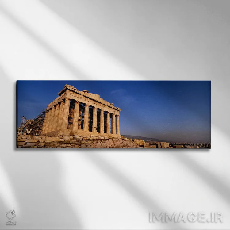 تابلو دکوراتیو Parthenon, Athens, Greece,ویرانه های یک معبد، پارتنون… اثر پانورامیک ایمجز - نمای روبهرو روی دیوار