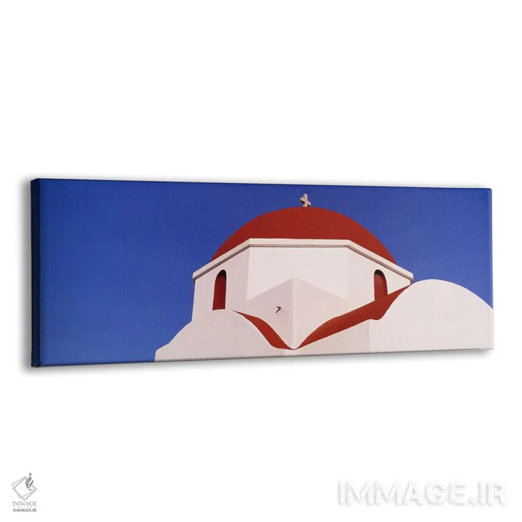 تابلو دکوراتیو Mykonos, Cyclades Islands, Greece,نمای زاویه پایین از ک… اثر پانورامیک ایمجز - نمای پرسپکتیو محصول