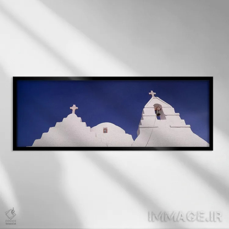 تابلو دکوراتیو Mykonos, Cyclades Islands, Greece #2,نمای زاویه پایین ا… اثر پانورامیک ایمجز - نمای قابدار مشکی