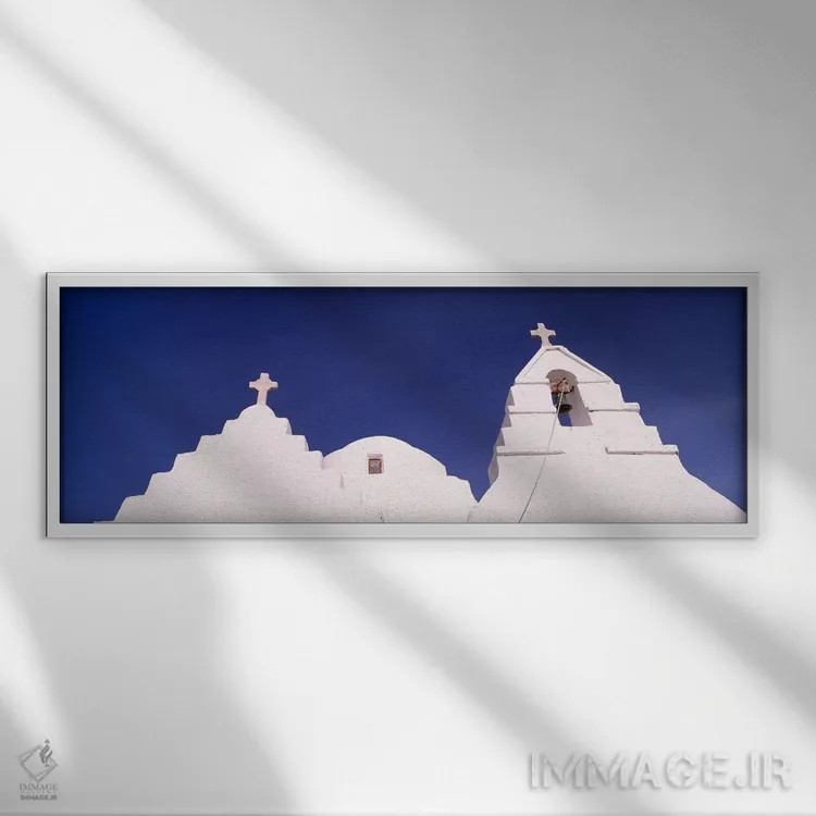 تابلو دکوراتیو Mykonos, Cyclades Islands, Greece #2,نمای زاویه پایین ا… اثر پانورامیک ایمجز - نمای قابدار سفید