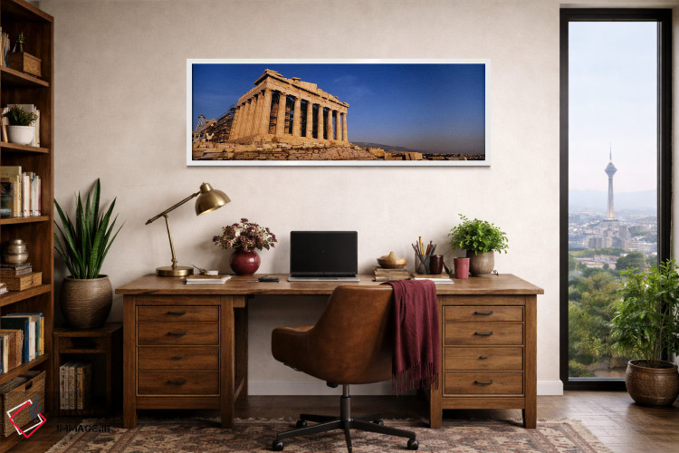 تابلو دکوراتیو Parthenon, Athens, Greece,ویرانه های یک معبد، پارتنون… اثر پانورامیک ایمجز - D1W