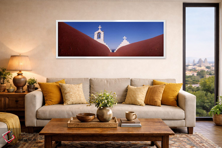تابلو دکوراتیو Mykonos, Cyclades Islands, Greece,نمای زاویه پایین از ب… اثر پانورامیک ایمجز - D4W