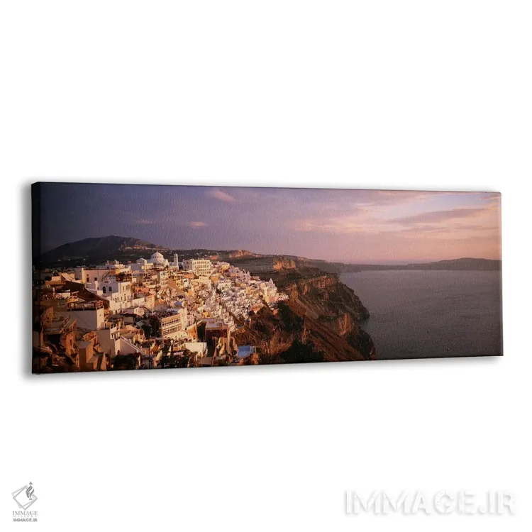 تابلو دکوراتیو Santorini, Cyclades, Greece,نمای زاویه بالا از فیرا، سا… اثر پانورامیک ایمجز - نمای پرسپکتیو محصول
