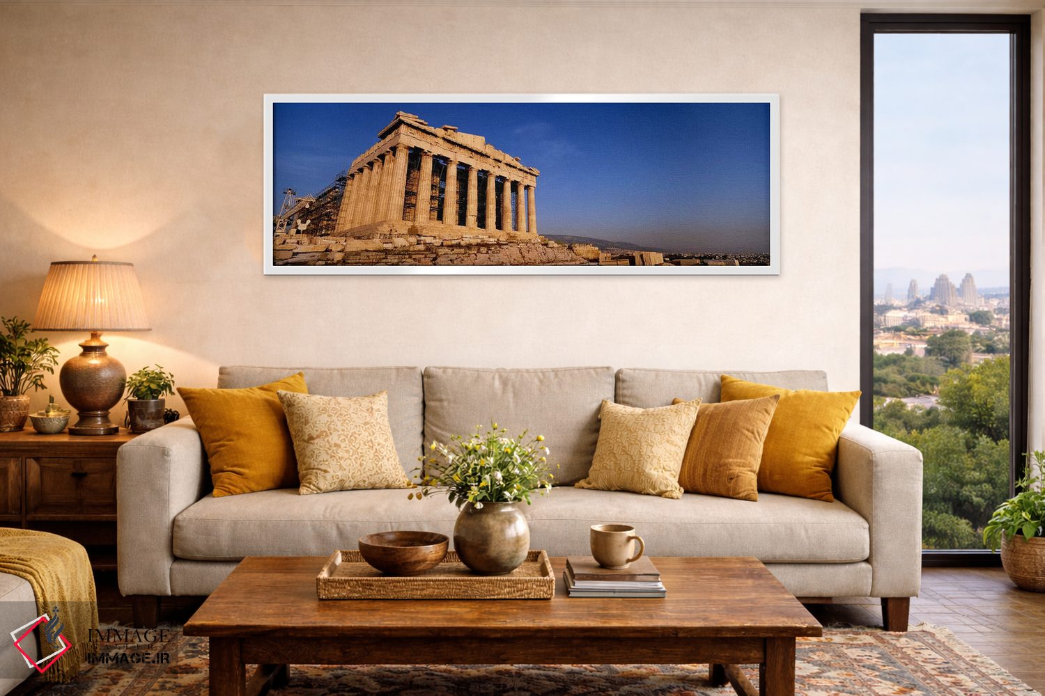 تابلو دکوراتیو Parthenon, Athens, Greece,ویرانه های یک معبد، پارتنون… اثر پانورامیک ایمجز - D4W