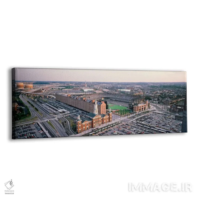 تابلو دکوراتیو Baltimore, Maryland, USA,نمای هوایی از زمین بیسبال، بال… اثر پانورامیک ایمجز - نمای پرسپکتیو محصول