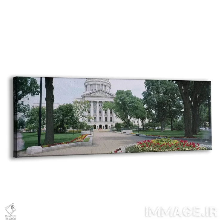 تابلو دکوراتیو Madison, Wisconsin, USA,ساختمان کنگره ایالتی، مدیسون، و… اثر پانورامیک ایمجز - نمای پرسپکتیو محصول