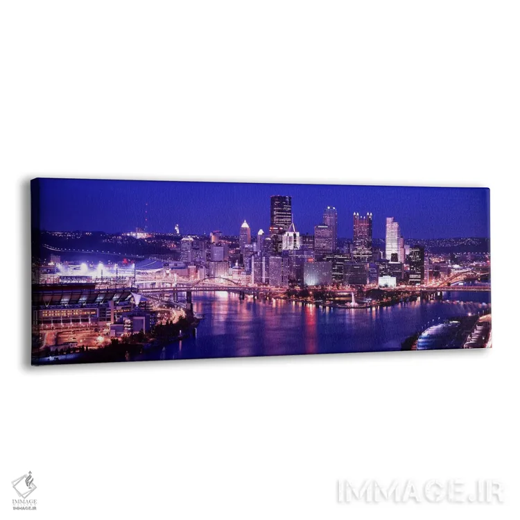 تابلو دکوراتیو Pennsylvania, Pittsburgh at Dusk,ایالات متحده، پنسیلوان… اثر پانورامیک ایمجز - نمای پرسپکتیو محصول