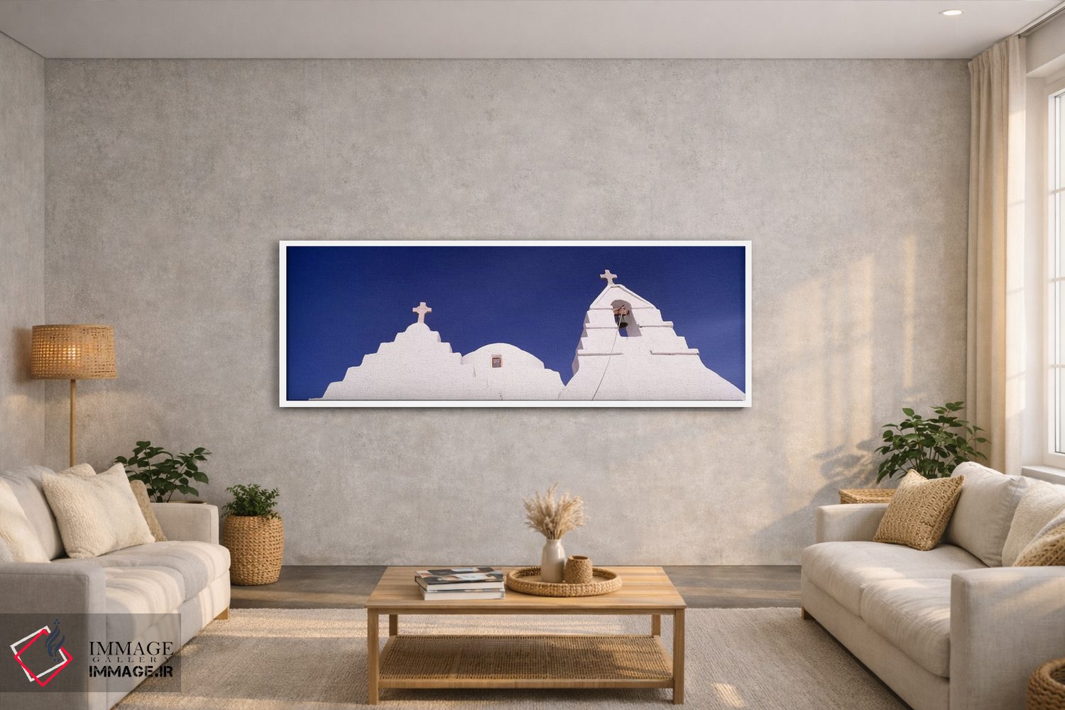 تابلو دکوراتیو Mykonos, Cyclades Islands, Greece #2,نمای زاویه پایین ا… اثر پانورامیک ایمجز - D2W