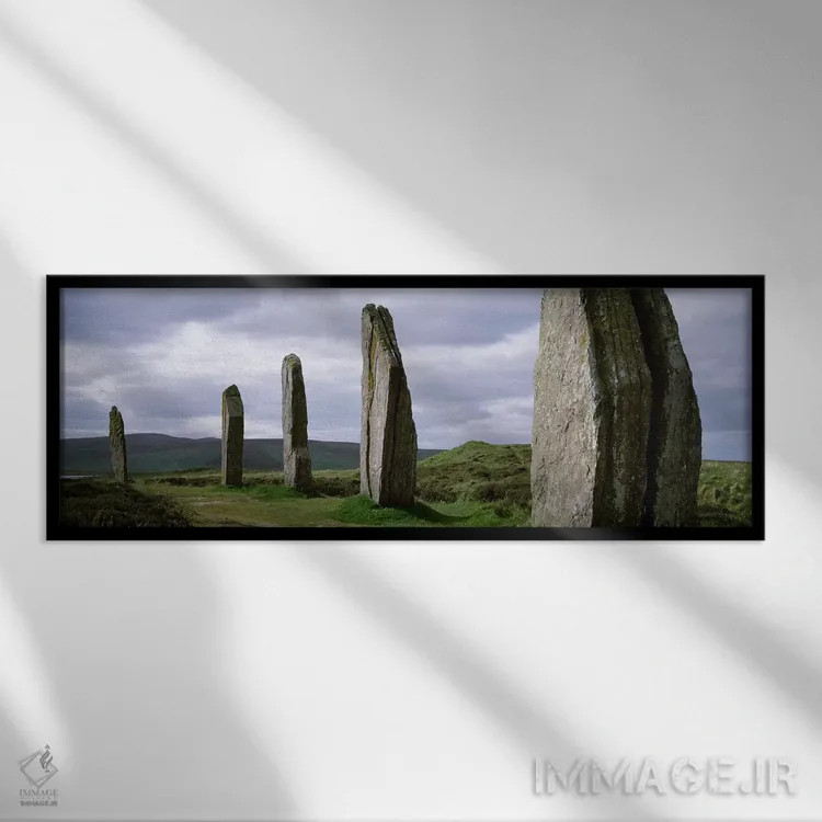 تابلو دکوراتیو Orkney Islands, Scotland, United Kingdom,حلقه برودگار… اثر پانورامیک ایمجز - نمای قابدار مشکی