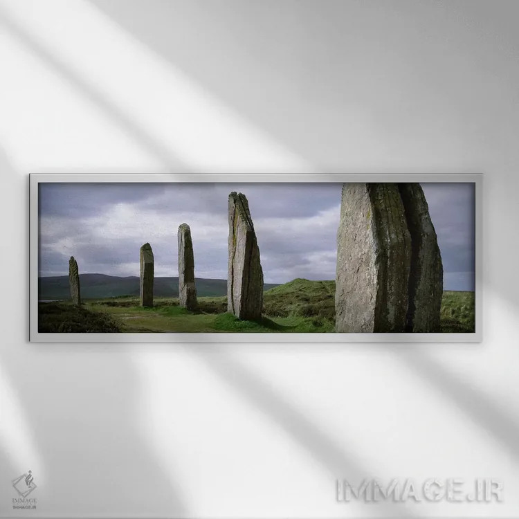 تابلو دکوراتیو Orkney Islands, Scotland, United Kingdom,حلقه برودگار… اثر پانورامیک ایمجز - نمای قابدار سفید