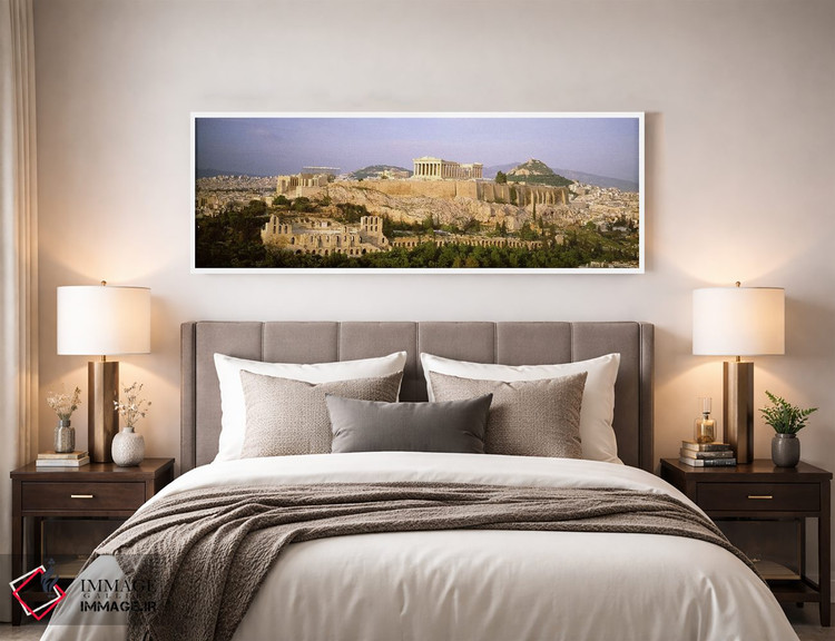 تابلو دکوراتیو Acropolis, Athens, Greece,نمای زاویه بالا، آکروپولیس، آ… اثر پانورامیک ایمجز - D3W