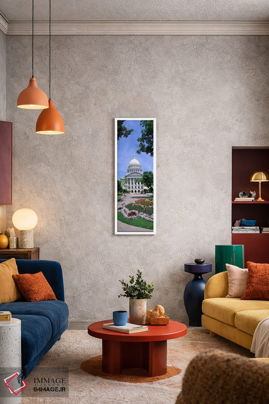 تابلو دکوراتیو Wisconsin, Madison, State Capital Building,ایالات متحده… اثر پانورامیک ایمجز - D2W