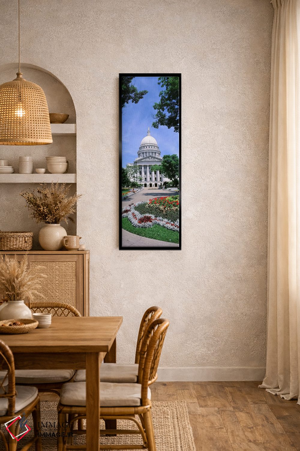 تابلو دکوراتیو Wisconsin, Madison, State Capital Building,ایالات متحده… اثر پانورامیک ایمجز - D5B