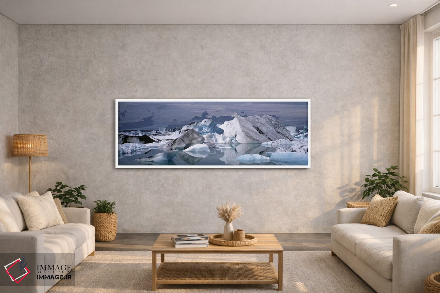 تابلو دکوراتیو Vatnajokull National Park, Iceland,واتنایوکول ، پارک مل… اثر پانورامیک ایمجز - D2W