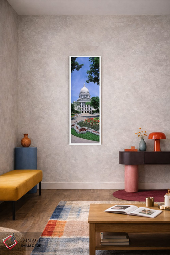تابلو دکوراتیو Wisconsin, Madison, State Capital Building,ایالات متحده… اثر پانورامیک ایمجز - D6W