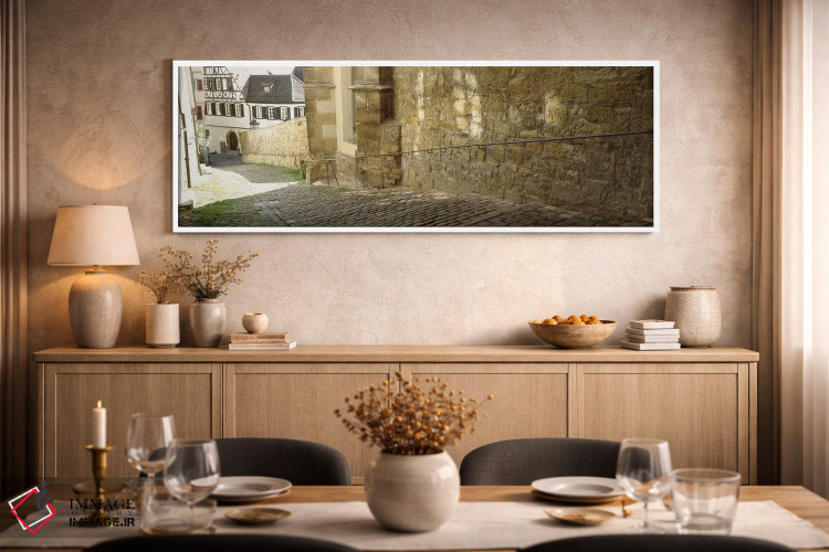 تابلو دکوراتیو Altstadt, Tubingen, Baden-Wurttemberg, Germany,خیابان س… اثر پانورامیک ایمجز - D1W