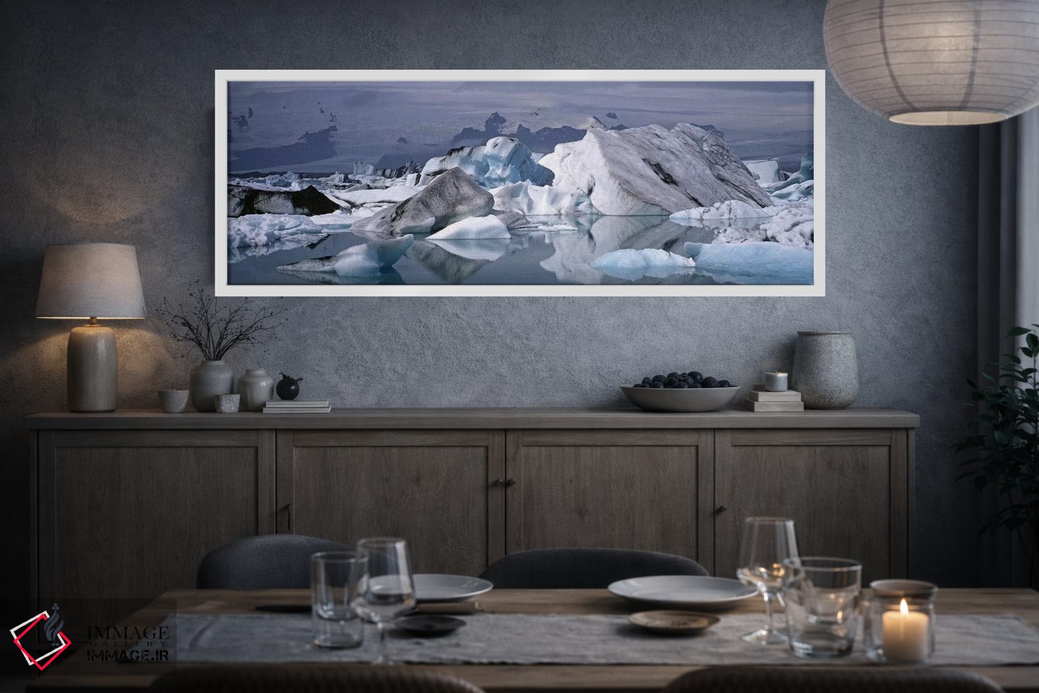 تابلو دکوراتیو Vatnajokull National Park, Iceland,واتنایوکول ، پارک مل… اثر پانورامیک ایمجز - D3W