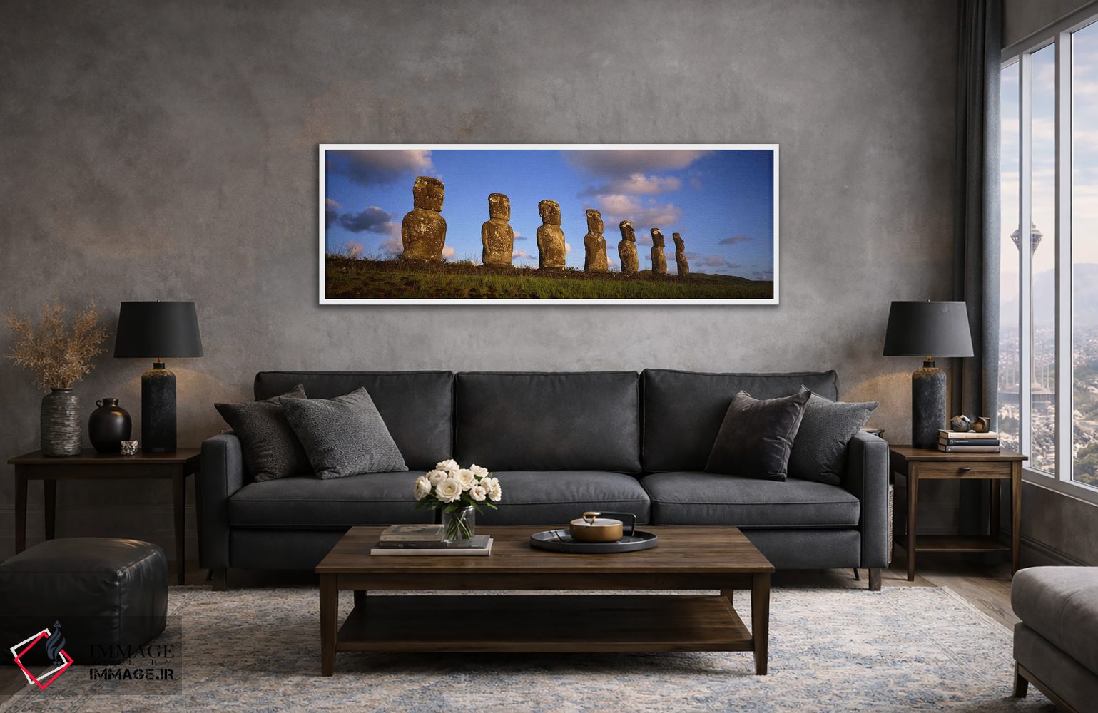 تابلو دکوراتیو Rapa Nui , Valparaiso Region, Chile,آهو آکیوی، راپا نوی… اثر پانورامیک ایمجز - D5W