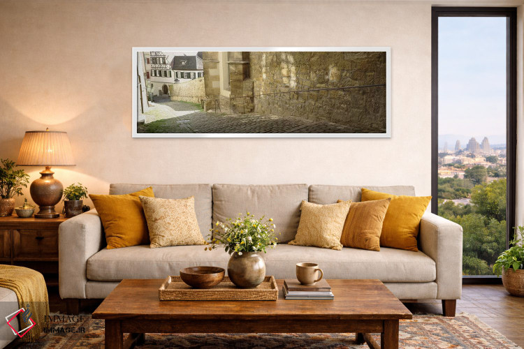 تابلو دکوراتیو Altstadt, Tubingen, Baden-Wurttemberg, Germany,خیابان س… اثر پانورامیک ایمجز - D5W