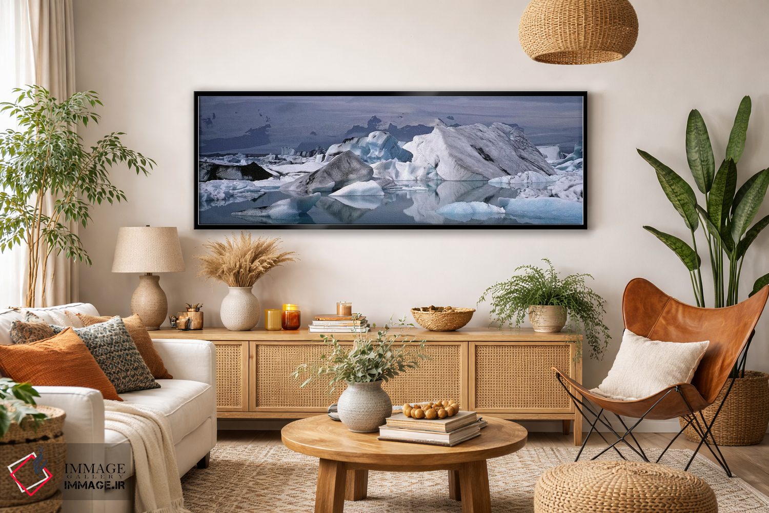 تابلو دکوراتیو Vatnajokull National Park, Iceland,واتنایوکول ، پارک مل… اثر پانورامیک ایمجز - D4B