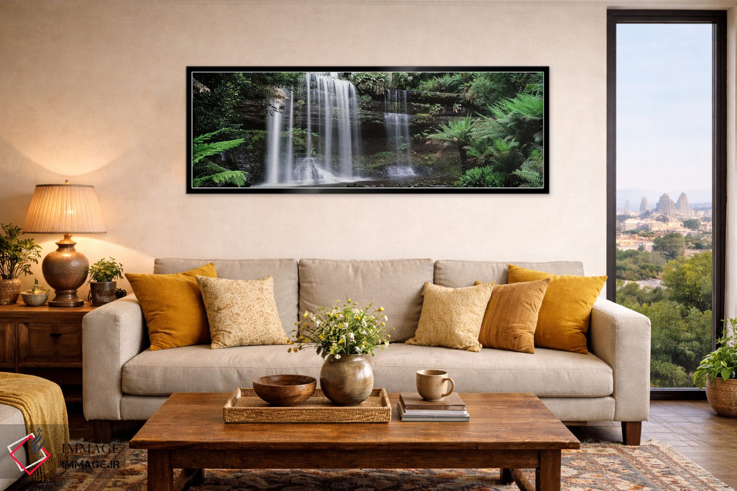 تابلو دکوراتیو Russell Falls, Mt Field National Park, Tasmania, Austra… اثر پانورامیک ایمجز - D6B