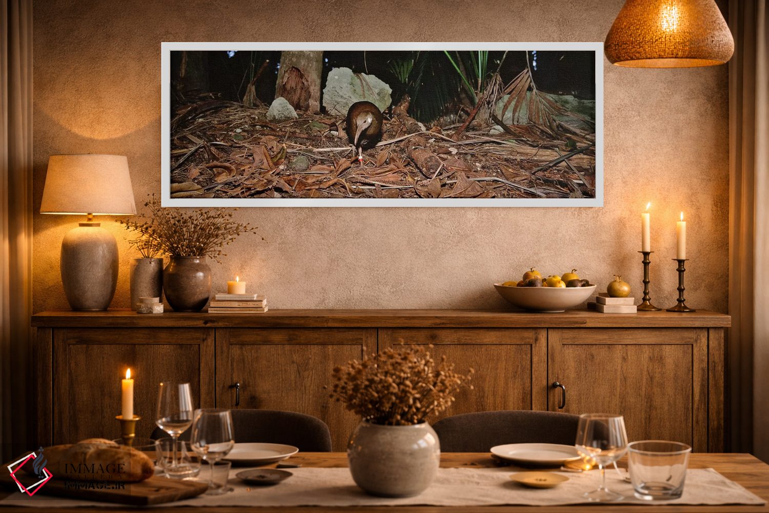 تابلو دکوراتیو Lord Howe Island, Australia,پرنده وودهن لرد هاو ایستاده… اثر پانورامیک ایمجز - D1W