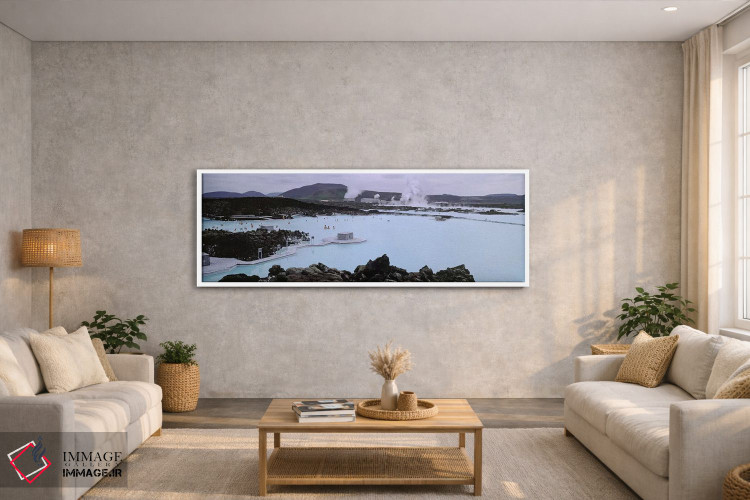 تابلو دکوراتیو Grindavik, Reykjanes Peninsula, Iceland,چشمه آب گرم بلو… اثر پانورامیک ایمجز - D2W