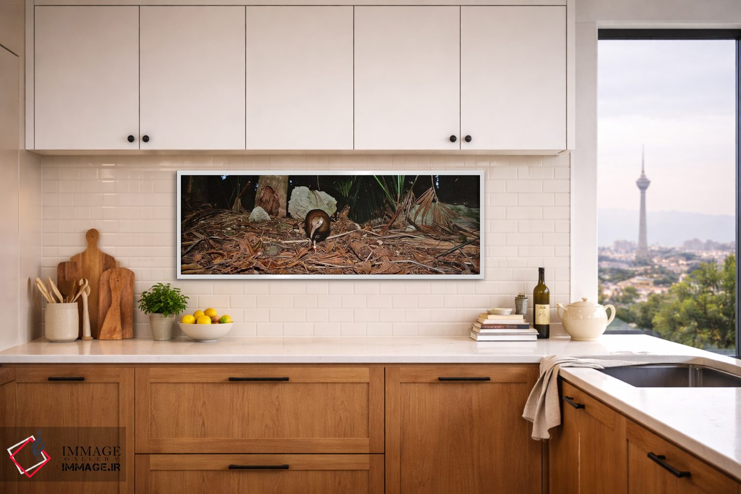 تابلو دکوراتیو Lord Howe Island, Australia,پرنده وودهن لرد هاو ایستاده… اثر پانورامیک ایمجز - D3W