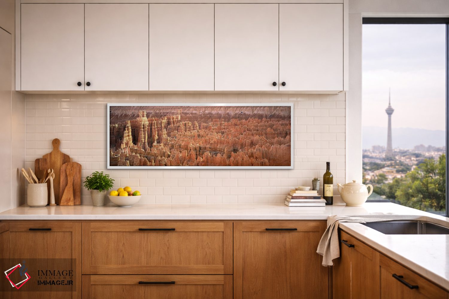 تابلو دکوراتیو Bryce Canyon National Park, Utah, USA,صخره های ستونی در… اثر پانورامیک ایمجز - D3W