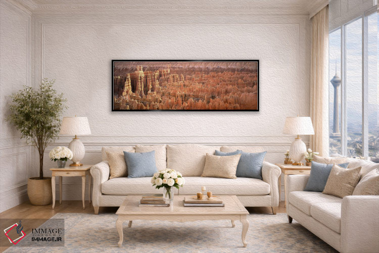 تابلو دکوراتیو Bryce Canyon National Park, Utah, USA,صخره های ستونی در… اثر پانورامیک ایمجز - D5B